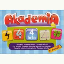 Akademia - 4 lata +32 naklejki, 9788375173369 Akademia - 4 lata +32 naklejki, 9788375173369