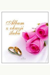 Album z okazji ślubu (różowe róże)