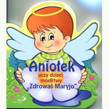 Aniołek uczy dzieci modlitwy Zdrowaś Maryjo, 9788377975800