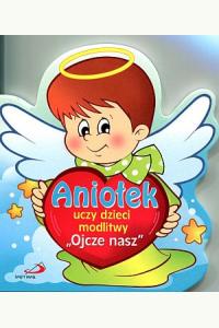 Aniołek uczy dzieci modlitwy 