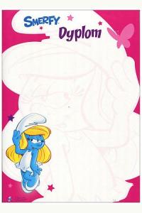 Dyplom A4. Smerfetka