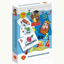 Gra - Maraton ortograficzny (7+), 5906018017465 Gra - Maraton ortograficzny (7+), 5906018017465