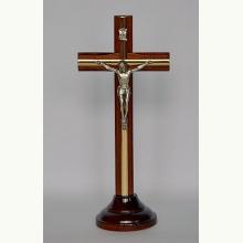Krzyż drewniany stojący ciemny, 1322