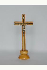 Krzyż stojący drewniany jasny