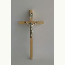 Krzyżyk drewniany ścienny jasny, 2303