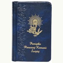 Książeczka do Pierwszej Komunii Dzieci Kochają Jezusa granatowa, 6950