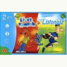Lisek Urwisek + Listonosz. 2 gry planszowe (5+), 5906018004861