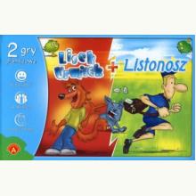 Lisek Urwisek + Listonosz. 2 gry planszowe (5+), 5906018004861