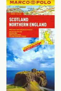 Mapa Drogowa. Szkocja, Angia Północna 1:300 000