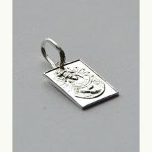 Medalik srebrny prostokąt Matka Boska Ostrobramska, 2892