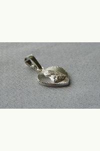 Medalik srebrny Matka Boska z Dzieciątkiem