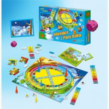 Miesiące i pory roku - gra edukacyjna (5+), 5906018001976