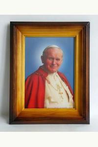 Obraz ze Świętym Janem Pawłem II 3D