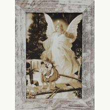 Obrazek Anioł Stróż z dziećmi na kładce, 2024