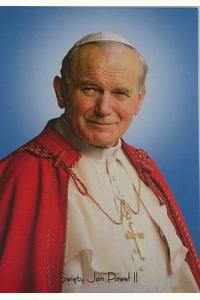 Obrazek ze świętym Janem Pawłem II