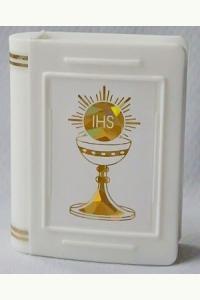 Pudełko na różaniec komunijne białe