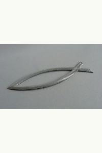 Rybka - naklejka na samochód srebrna