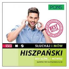 Słuchaj i mów. Hiszpański 500 słów... mówisz + CD, 9788381650151