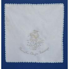 Szatka do chrztu kwadratowa niebieska, 2537