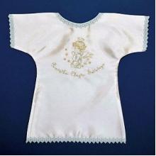 Szatka do chrztu w formie koszulki niebieska, 1211