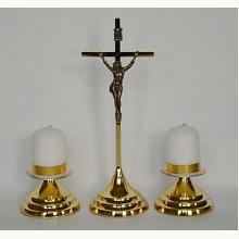 Komplet kolędowy metalowy złoty, 1109