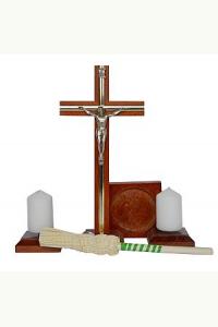 Komplet kolędowy drewniany ciemny