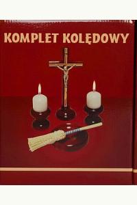Komplet kolędowy drewniany ciemny