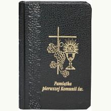 Książeczka do Pierwszej Komunii Jezus, Maryja, Józef (czarna), 1134