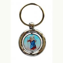 Brelok obrotowy Św. Krzysztof/Maryja Niepokalana, 1255 Brelok obrotowy Św. Krzysztof/Maryja Niepokalana, 1255