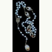 Różaniec z Matką Boską Fatimską błękitny, 1376 Różaniec z Matką Boską Fatimską błękitny, 1376