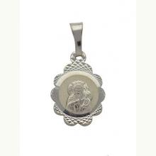 Medalik srebrny diamentowany MB Częstochowska, 1943