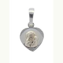 Medalik srebrny Matka Boska z Dzieciątkiem, 2293 Medalik srebrny Matka Boska z Dzieciątkiem, 2293