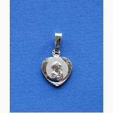 Medalik srebrny diamentowany Matka Boska z Dzieciątkiem, 2294