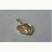 Medalik srebrny Matka Boska Niepokalana serce , 2509 Medalik srebrny Matka Boska Niepokalana serce , 2509