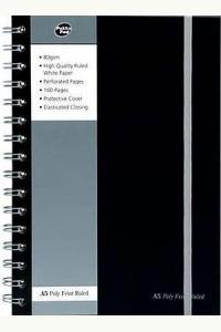 Kołozeszyt A5 80 kartek kratka (czarny)