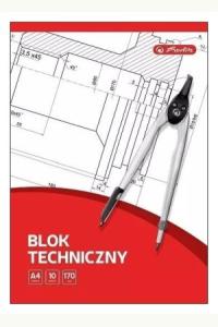Blok techniczny A4 10 kartek