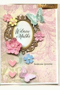 W Dniu Matki Serdeczne życzenia - Karnet na Dzień Matki