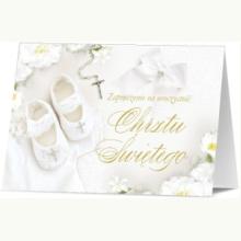 Zaproszenie Chrzest (10szt), 5907736308606 Zaproszenie Chrzest (10szt), 5907736308606