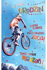 W dniu Urodzin - kartka okolicznościowa