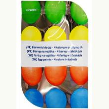 Barwniki do jaj 4 kolory w pastylkach, 5902934243148