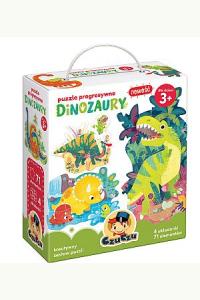 CzuCzu Puzzle progresywne Dinozaury (3+)