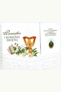 Z okazji Pierwszej Komunii Świętej - Pamiątka tryptyk (niebieska)