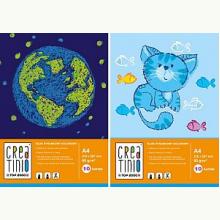 Blok rysunkowy kolorowy A4 10 kartek, 5904017057390