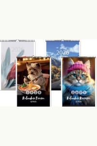 Kalendarz 2026 ścienny A4 pionowy mix HERLITZ