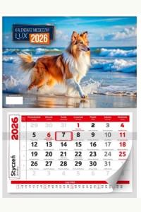 Kalendarz 2026 ścienny miesięczny lux mix