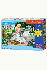 Puzzle 60 Księżniczka z łabędziem (5+)