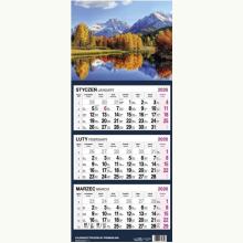 Kalendarz 2025 trójdzielny mix HELMA, 5906630900398 Kalendarz 2025 trójdzielny mix HELMA, 5906630900398