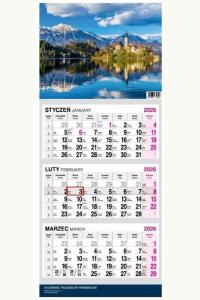 Kalendarz 2026 Trójdzielny Twarda Główka Krajobraz