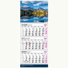 Kalendarz 2022 biurkowy trójdzielny mini MIX - WYPRZEDAŻ!!!, 5904323442606