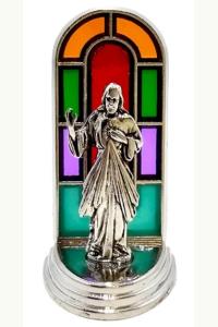 Witrażyk Jezus Miłosierny 6,5 cm